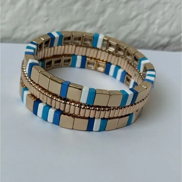 New Roxanne assoulin set of three bracelets - Picture 3 of 7